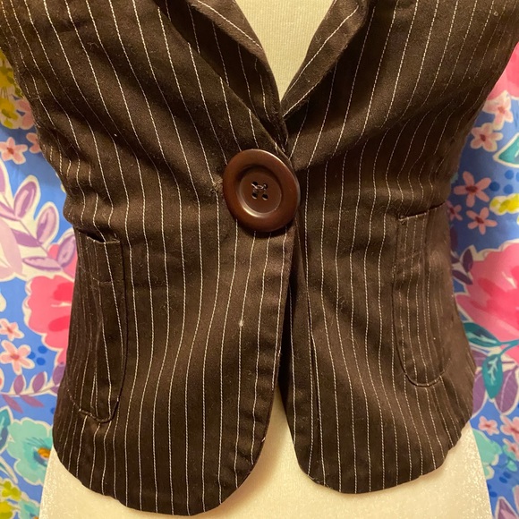 💕3 for $20💕 Stripe bolero/blazer - Picture 5 of 6